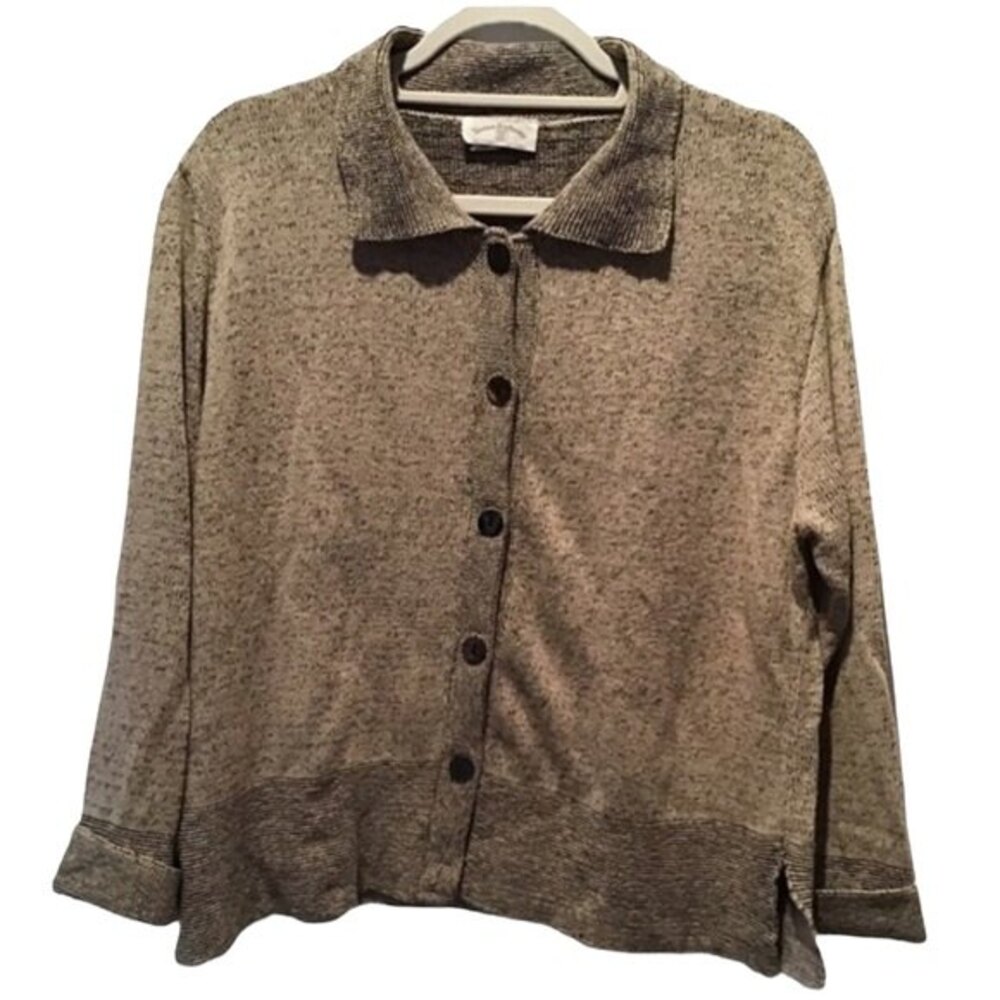 United Kingdom Cardigan Sweater Light Gray Size L